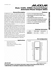 DataSheet MAX5185 pdf
